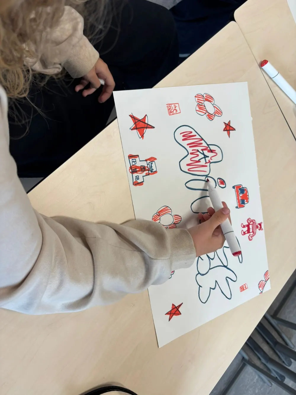 Sjabloon workshop met spuitbus